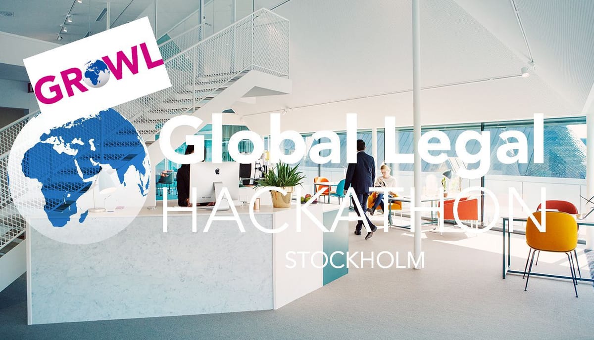 Dags för årets Global Legal Hackathon