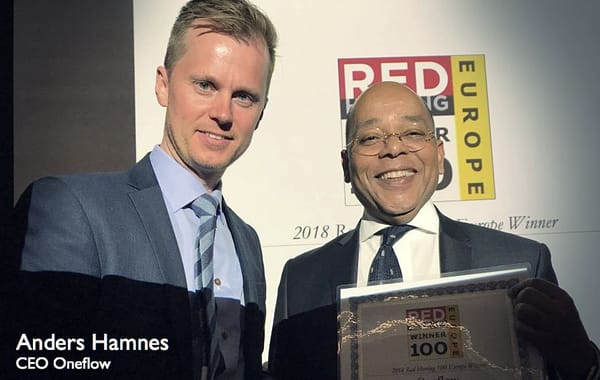 Oneflow ett av Europas 100 hetaste startups